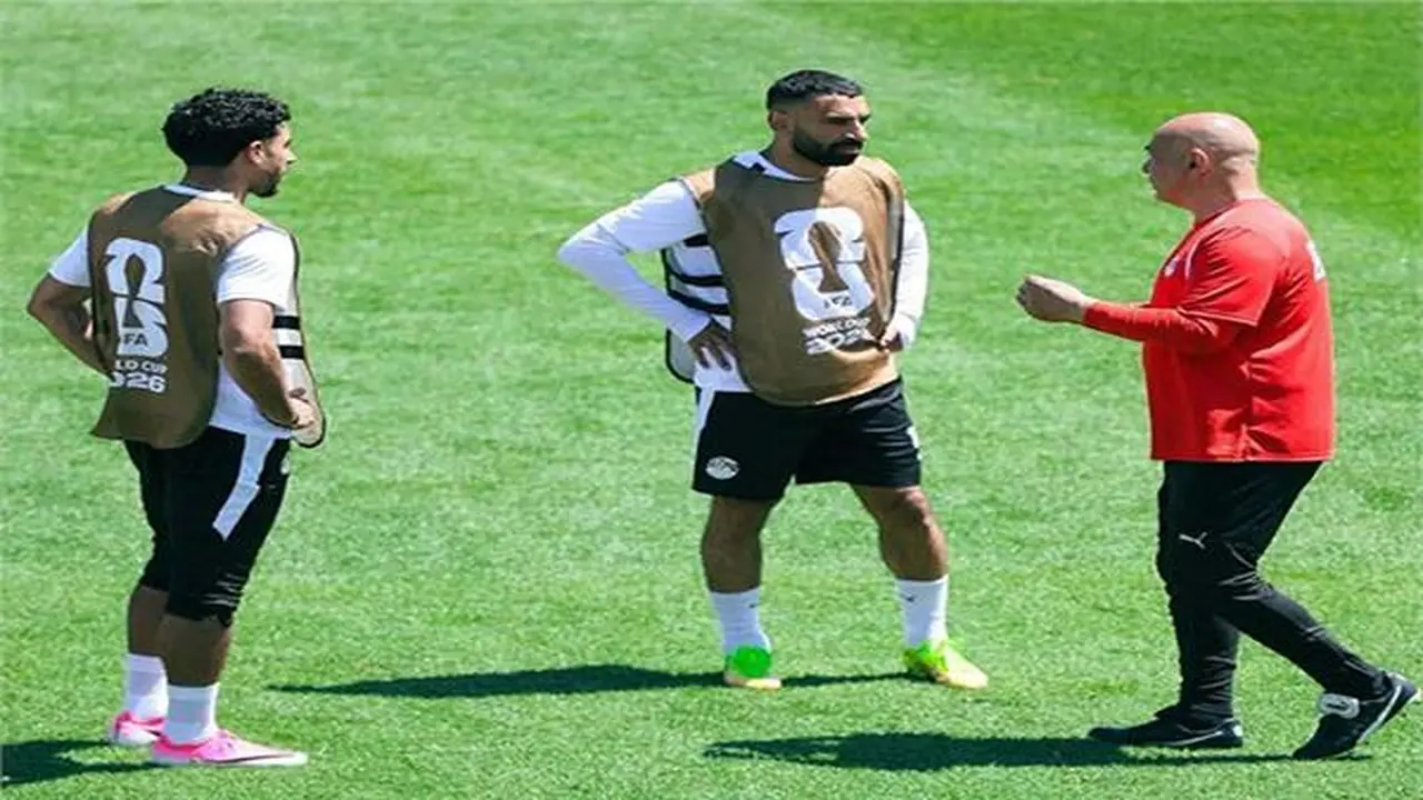 منتخب مصر يستعد لمواجهة بلجيكا بتدريبات في ملعب جونزاجا